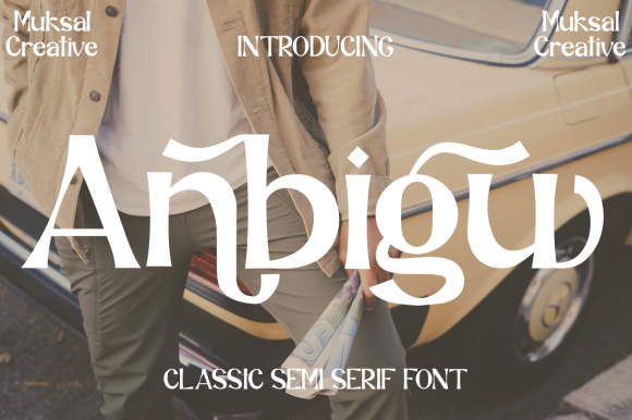 Anbigu: A Distinctive Display Font for Editorial Impact