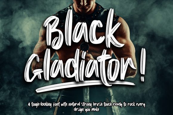 Black Gladiator: A Bold Display Font That Demands Attention