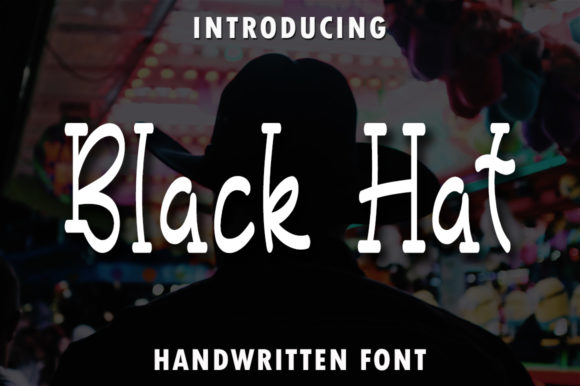Black Hat: A Display Font That Speaks With Character