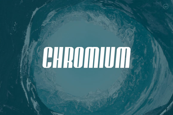 Chromium: A Modern Display Font That Actually Works