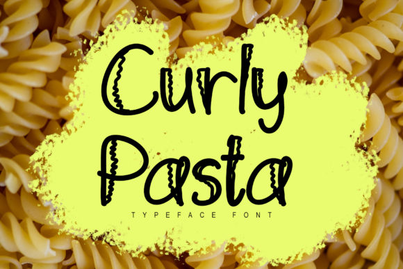Curly Pasta: A Display Font That Makes Your Headlines Pop