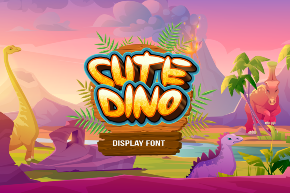 Cute Dyno: A Playful Display Font for Digital Branding