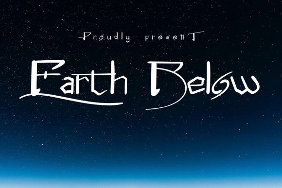 Earth Below: A Modern Display Font for Scroll-Stopping Campaigns