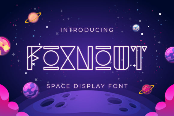 Foxnout: A Futuristic Display Font That Actually Works