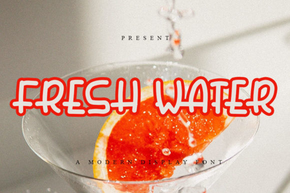 Fresh Water: A Display Font That Elevates Marketing Visuals
