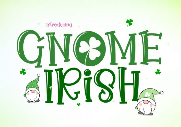Gnome Irish: A Playful Display Font That Lifts Your Brand