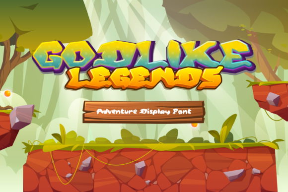 Godlike Legends: A Playful Display Font for Scroll-Stopping Campaigns