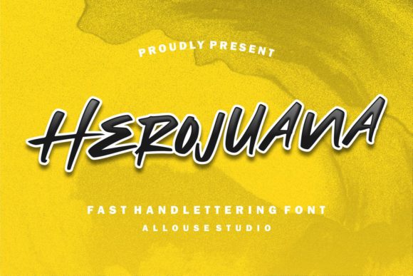 Herojuana: A Display Font That Commands Attention