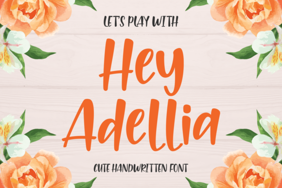 Hey Adellia: A Display Font That Feels Like a Gentle Smile