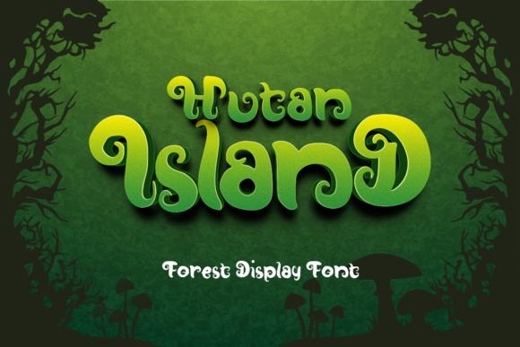 Hutan-Island: A Thoughtful Display Typeface for Editorial Calm