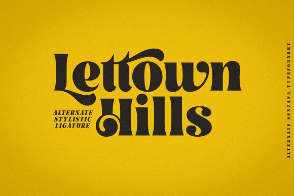 Lettown Hills: A Display Font That Anchors Campaign Visuals