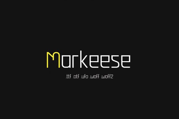 Markeese: A Display Font That Cuts Through the Feed
