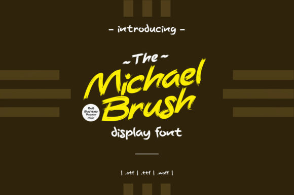 Michael Brush: A Friendly Display Font for Handmade Brands