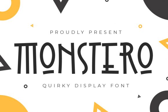Monstero: A Quirky Display Font That Adds Personality to Branding