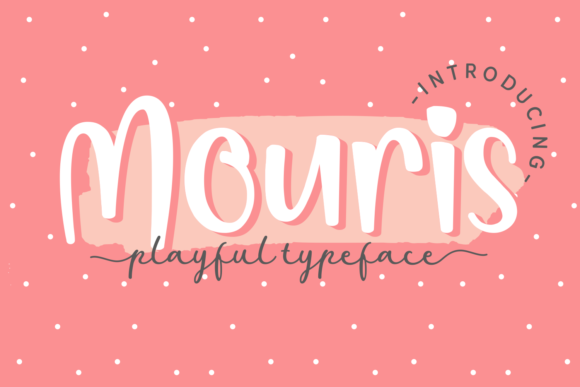 Mouris: A Fresh Display Font for Thoughtful Editorial Design