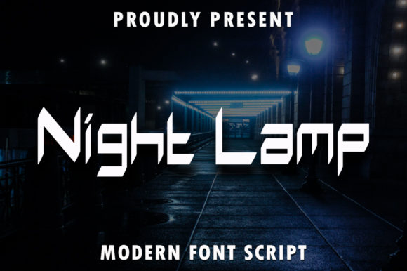 Night Lamp: A Display Font That Glows With Intention