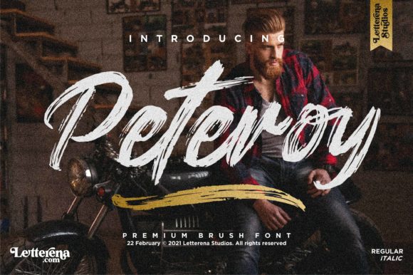 Peteroy: A Display Font That Makes Your Campaigns Instantly Recognizable