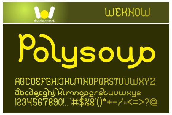 Polysoup: A Display Font That Demands Attention—Wisely