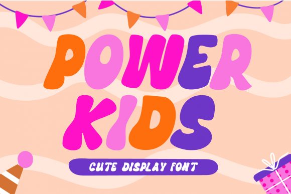 Power Kids: A Playful Display Font That Pops on Every Screen