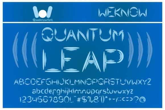 Quantum Leap: A Futuristic Display Font That Elevates Your Brand