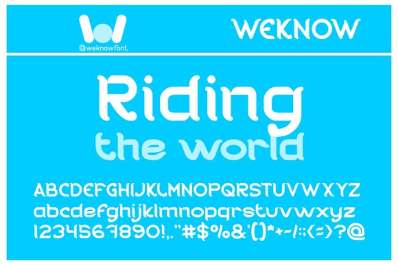 Riding the World: A Whimsical Display Font for Editorial Design
