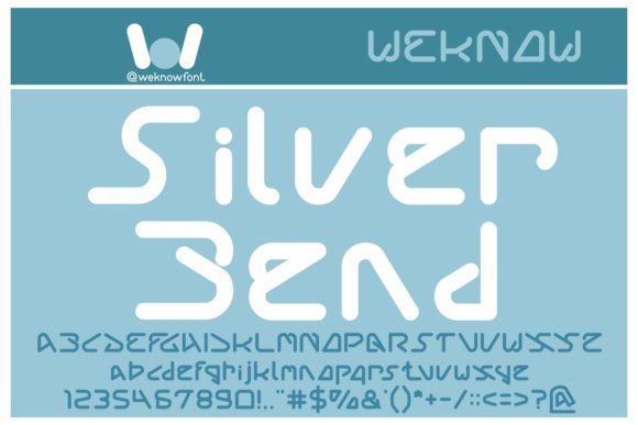 Silver Bend: A Display Font That Elevates Digital Branding