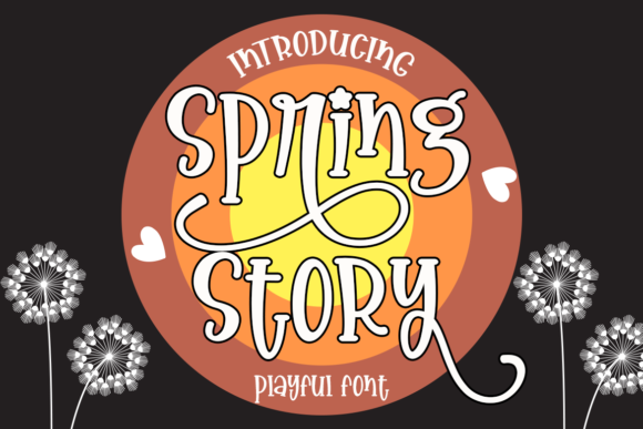 Spring Story: A Playful Display Font That Makes Your Brand Feel Like Home