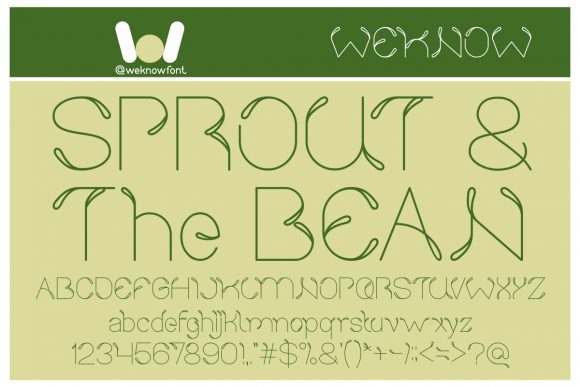 Sprout and the Bean: A Thoughtful Display Font for Editorial Design