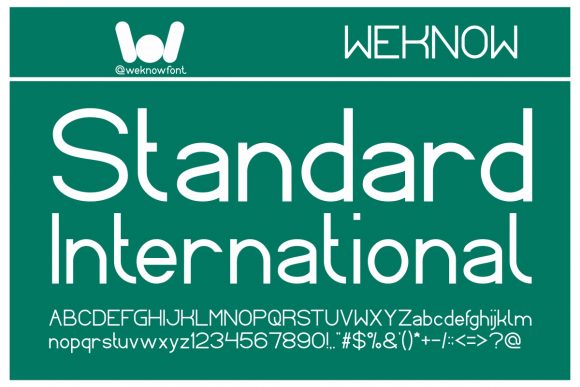 Standard International: A Display Font That Cuts Through the Feed
