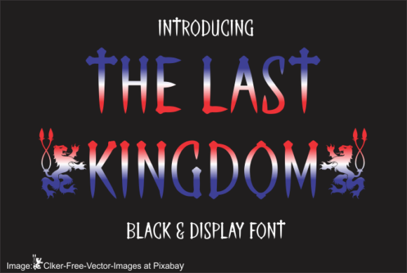 The Last Kingdom Display Font for Bold, Memorable Branding