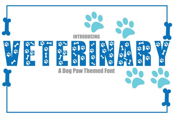 Veterinary: A Playful Display Font for Digital Branding