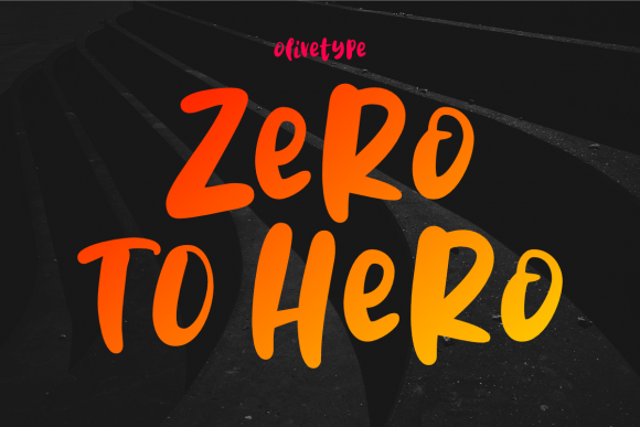 Zero to Hero: A Display Font That Makes Your Handmade Goods Shine